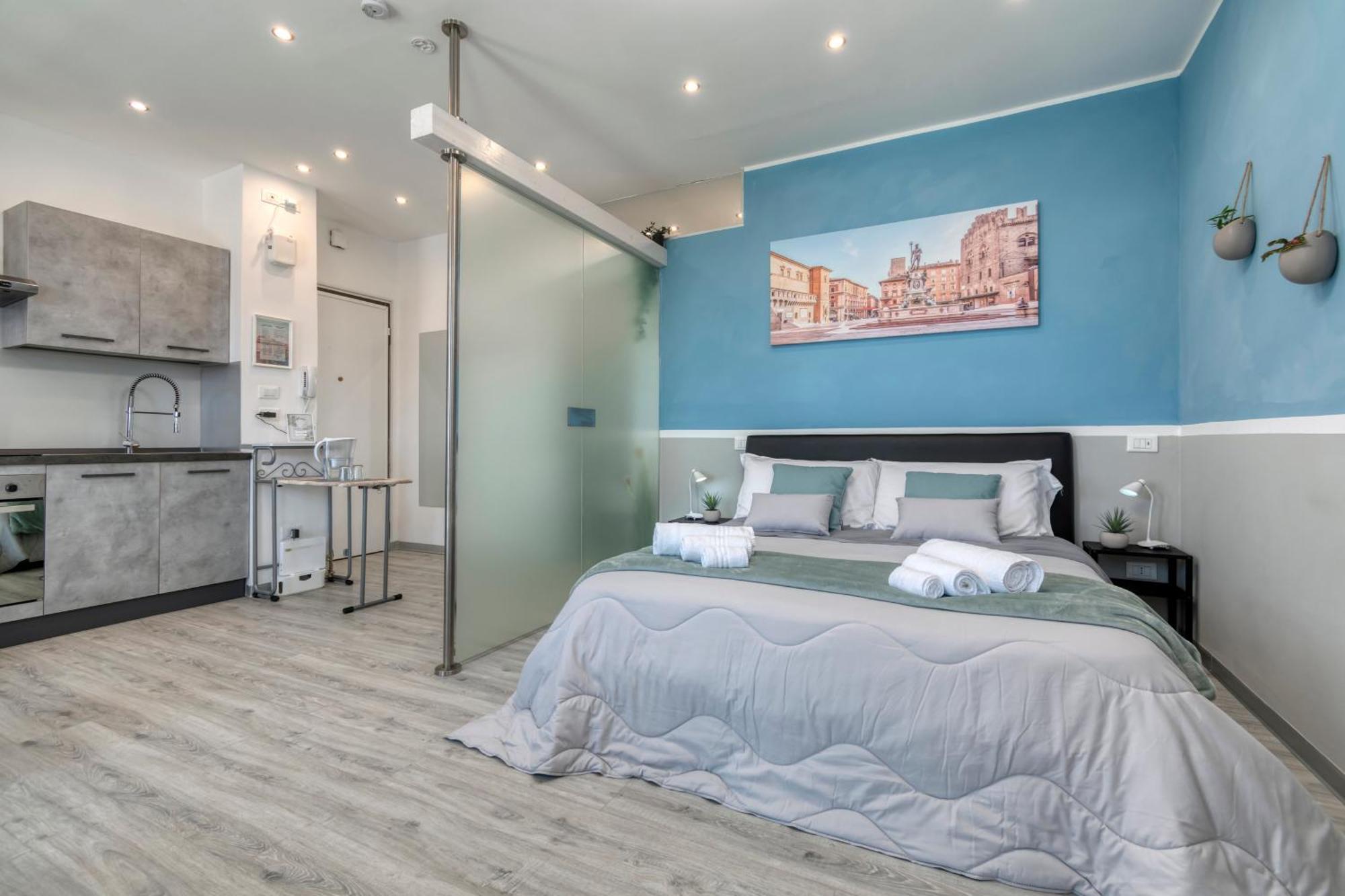 Front Station Apartment - Stazione Centrale Di ボローニャ エクステリア 写真